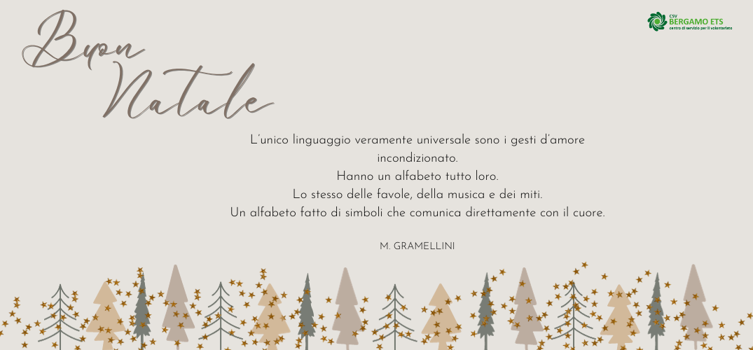 Auguri Di Buone Feste E Chiusura Natalizia Csv Bergamo Csv Lombardia